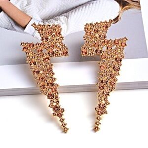 Pink Lightning Earrings